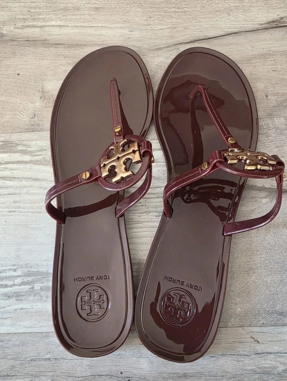 NWB Tory Burch Mini Miller Flat Thong Size 10